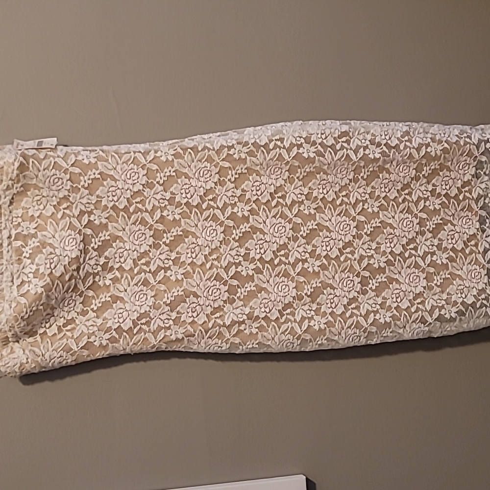 White lace dress